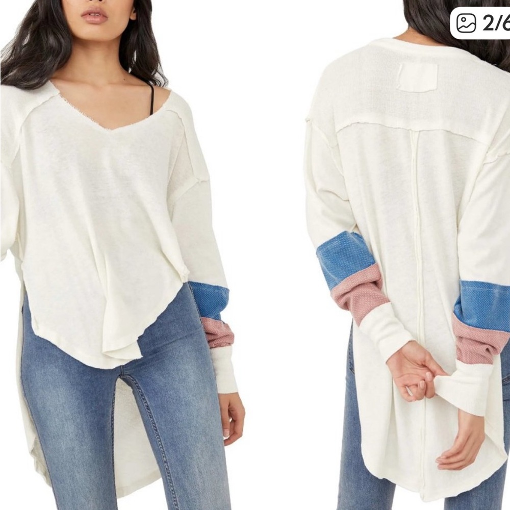 NWT Free People Goalie Tee - Picture 2 of 5